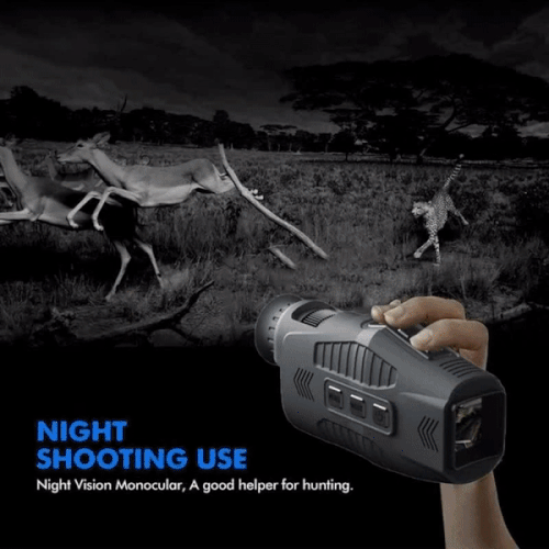 1080P HD Night Vision Monocular with 5x Digital Zoom for Hunting