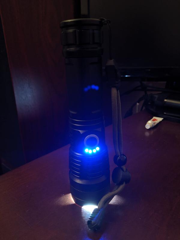 150000 Lumens XHP70.2 Most Powerful Usb Led Flashlight photo review