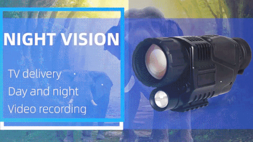 200M Full Dark Digital Night Vision Monocular for Hunting Video Recording