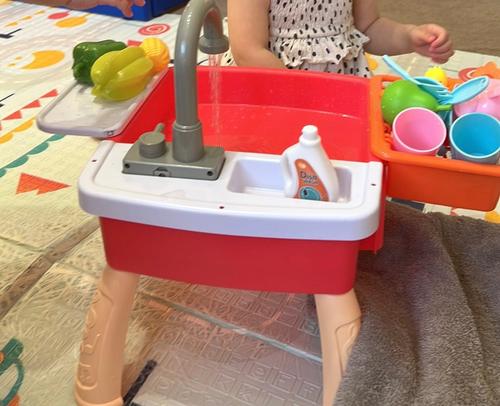 28Pcs Kids Kitchen Play Sink photo review