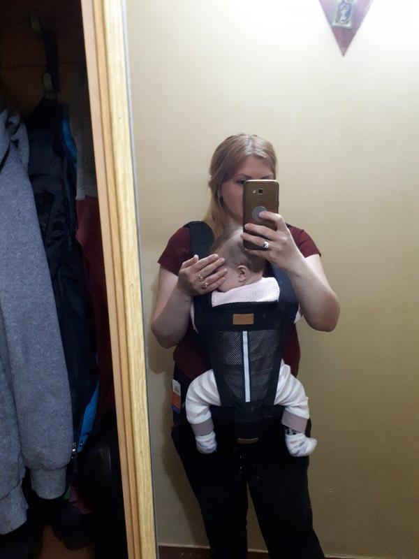 3 in 1 Ergonomic Kangaroo Baby Carrier, Newborn Baby Waist Stool Breathable Backpacks Carriers photo review