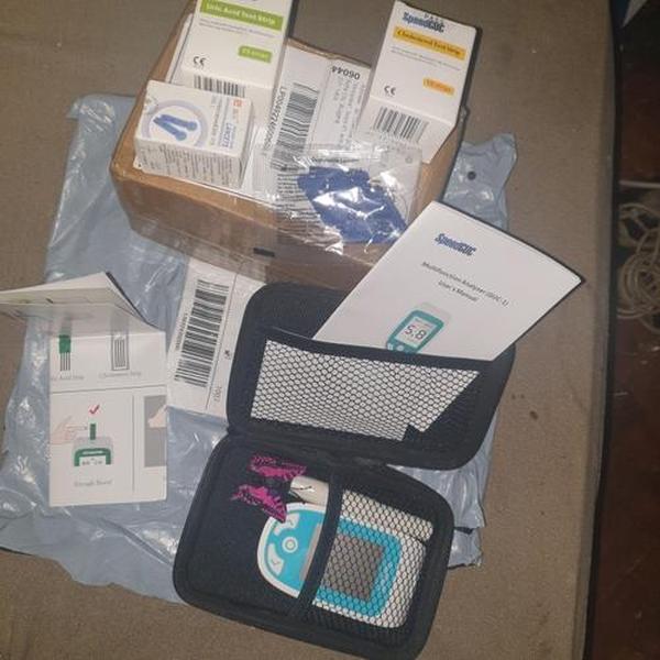 3 in1 Multifunction cholesterol uric acid glucose meter kit photo review