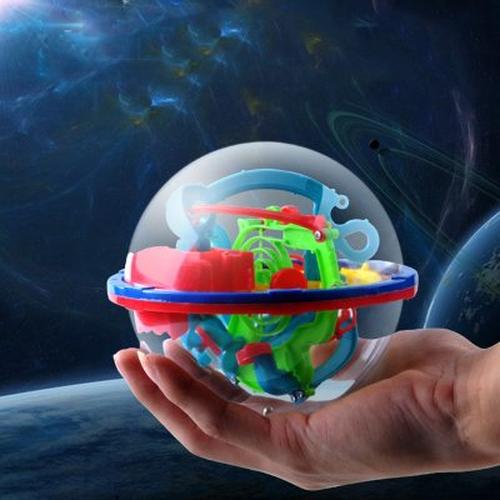 3D Magic Intellect Maze Kids Balance Logic Ability Puzzle Training Ball Toys