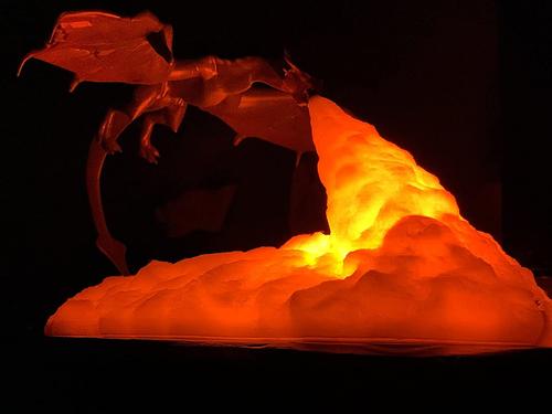 3D Printed LED Dragon Lamp: Unique Lighting for Home Decor photo review