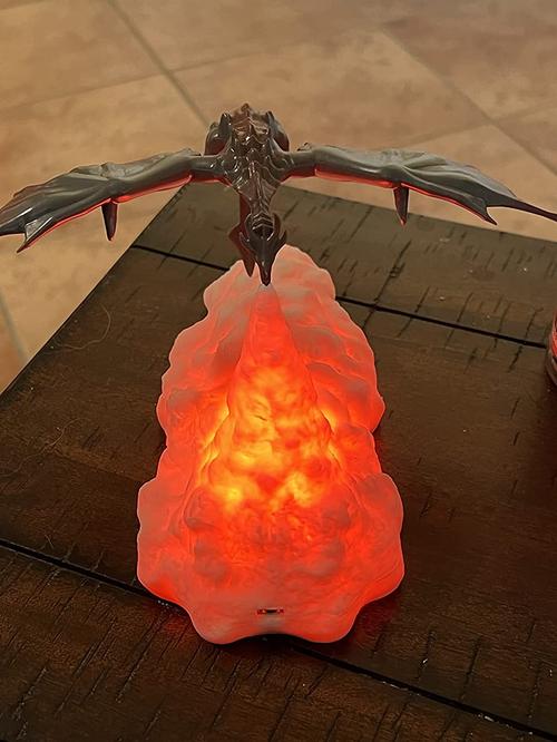 3D Printed LED Dragon Lamp: Unique Lighting for Home Decor photo review