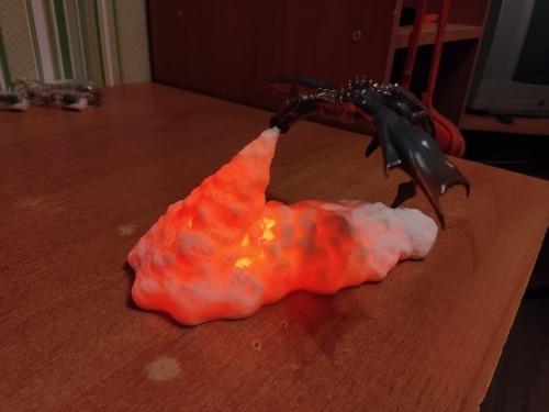 3D Printed LED Dragon Lamp: Unique Lighting for Home Decor photo review