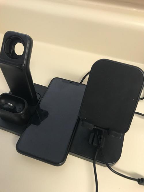 4-in-1 Wireless Charging Station for iPhone, AirPods, Apple Watch & Phone photo review