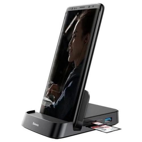 7 In 1 Type-C Phone Hub Docking Dock Station Multi USB C 4K Hdmi Sd Microsd