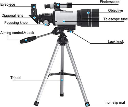 70Mm Table Astronomical Telescope With Tripod Child Birthday Gift Telescope