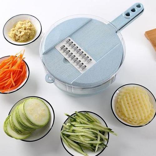 8 In 1 Multipurpose Slice Cutter Vegetable Strainer Potato Grater Egg Separator