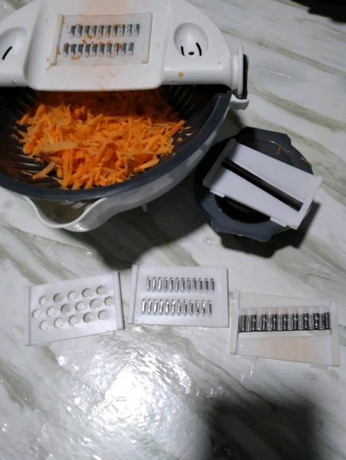 9 In1Kitchen Rotate Vegetable Fruit Cutter Grater Chopper With Washing Basket photo review