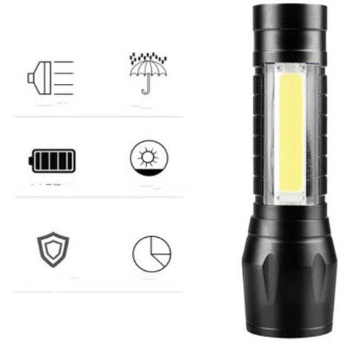 900000Lm Led Flashlight Tactical Light Super Bright Torch Usb Rechargeable Cob