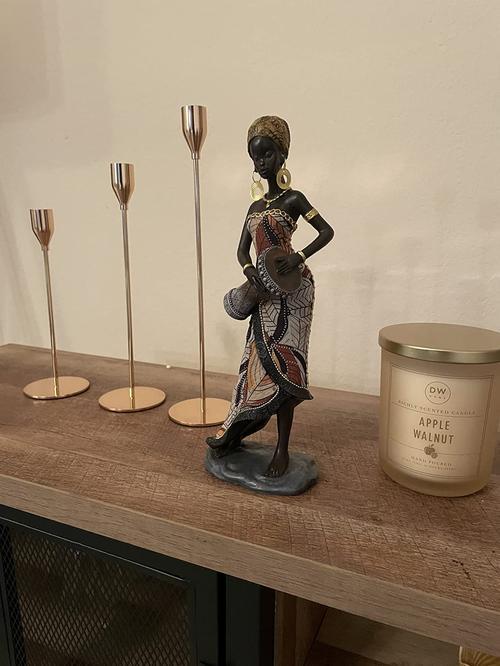 African Woman Sculpture Ideal Interior Decoration photo review