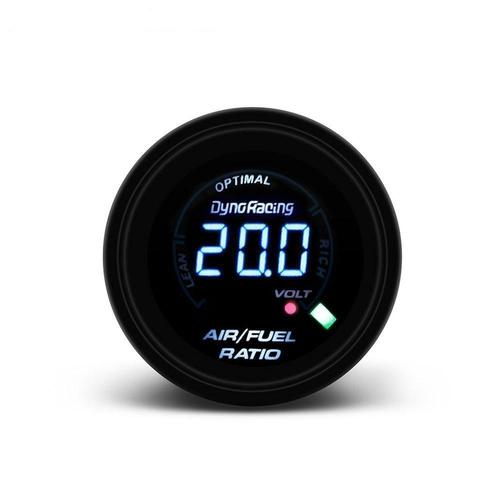 Air Fuel Ratio Gauge with O2 Sensor, Digital Display 2-in-1 Air Combustion Meter