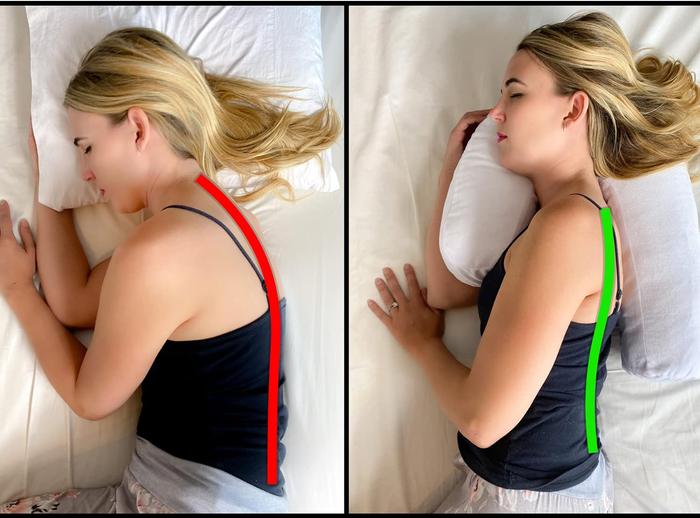 All New Side Sleeper Pillow, Anti-snoring Side Sleeping Fixed Sleeping Position U-shaped Pillow