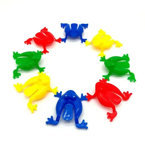 Assorted Jumping Frogs Stress Relief Toys for Kids and Adults