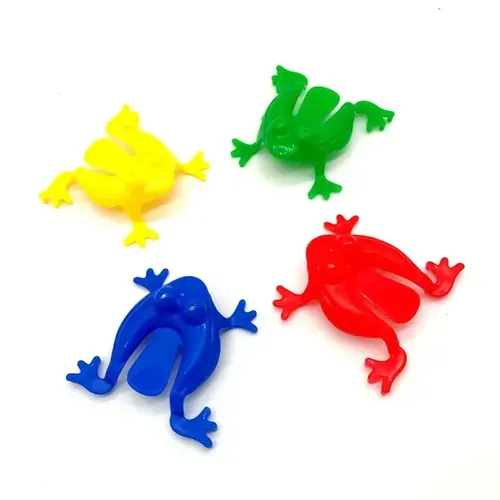 Assorted Jumping Frogs Stress Relief Toys for Kids and Adults