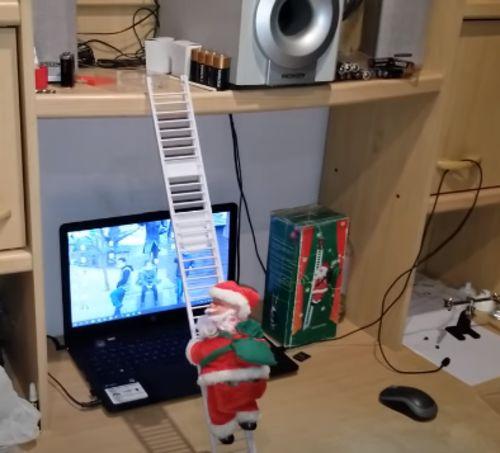 Automatic Santa Climbing Ladder With Music photo review