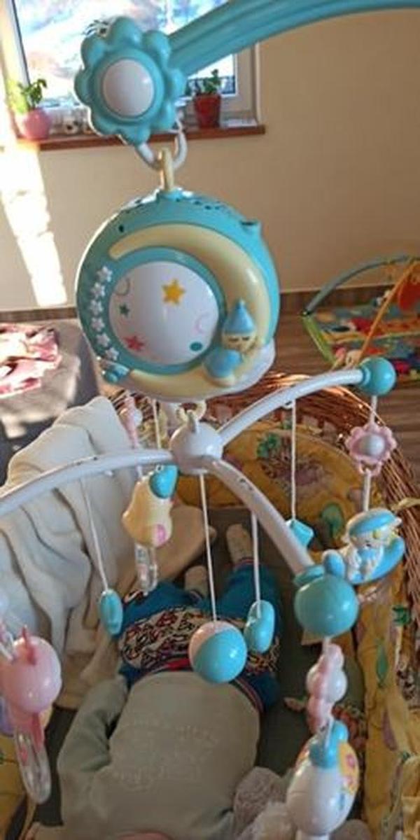 Baby Crib Musical Mobile With Projector, Baby Music Bedside Bell Projection photo review