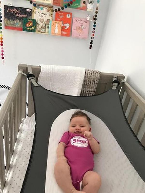 Baby Hammock - Portable Detachable Crib For Children's Home Comfort photo review