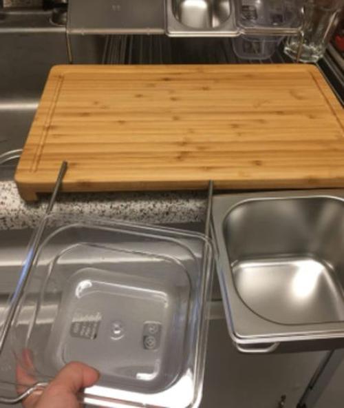 Bamboo Cutting Board With Trays Storage Box Smooth Multifunction Practical photo review