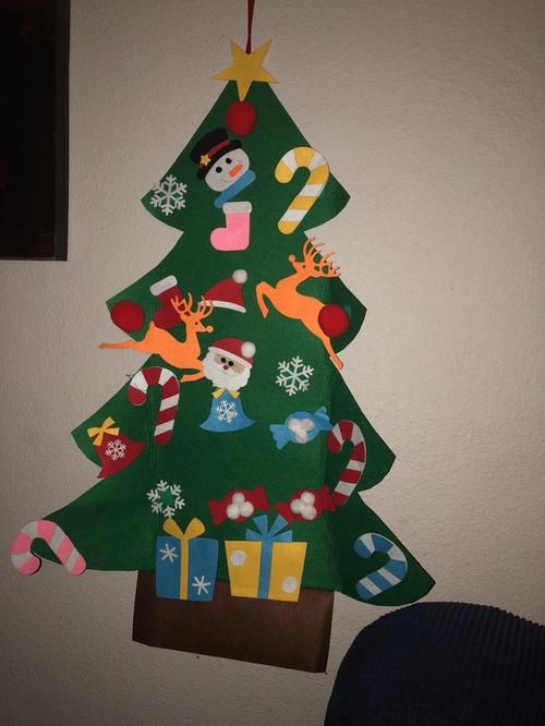 Best Gift For Children-DIY felt christmas tree photo review