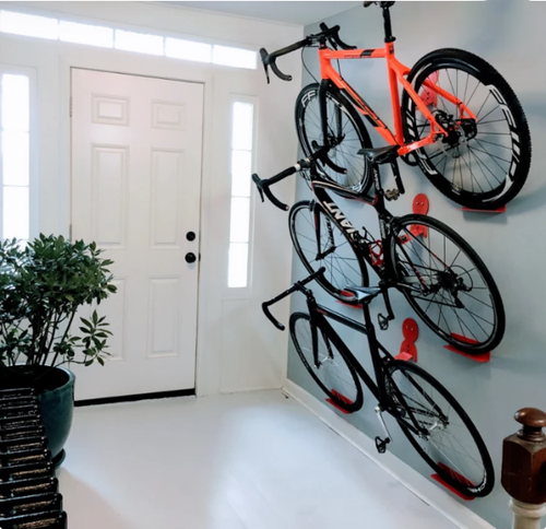 Bicycle Rack Wall Metal Hook Bicycle Mountain Bike Wall Bracket Premium Bike Wall Mount Hook Hanger Rack