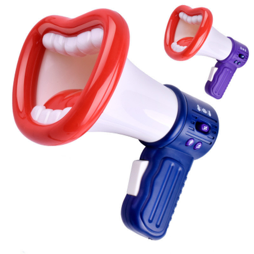 Big Mouth Funny Megaphone Recording Speaker - Kids Voice Changer