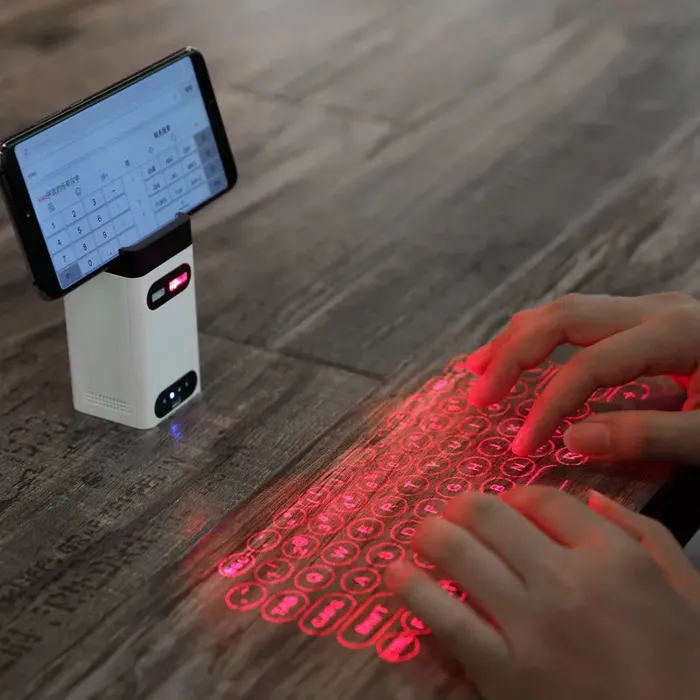 Bluetooth Virtual Laser Keyboard, Wireless Laser Portable Projection Bluetooth Virtual Keyboard