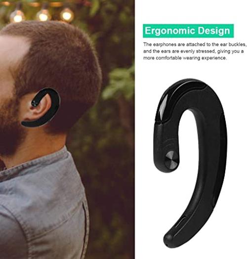 Bone Conduction Earphones with Hands-Free Ear Hook Design - Stay Safe and Listen to Music