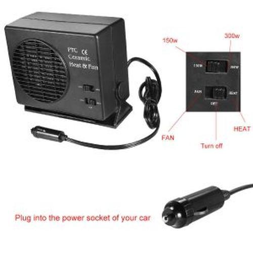 Car Heater 150W 300W 12V Ceramic Car Fan Heater