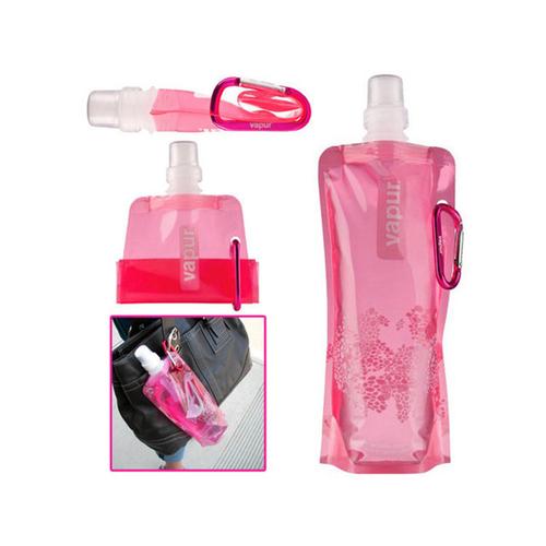 Carabiner Clip Collapsible Water Bottles for Travel and Hiking