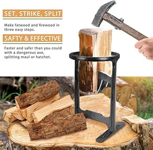 Cast Iron Kindling Splitter: Safe, Easy And Durable Firewood Tool