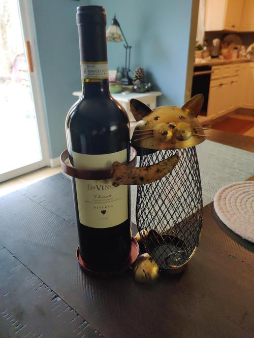 Cat Wine Bottle & Cork Holder photo review