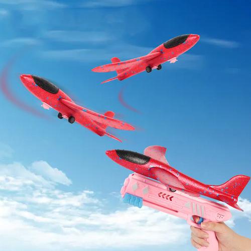 Catapult Plane Toy, Foam Airplane Launcher For Kids Gift Present