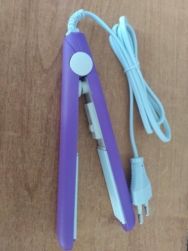 Ceramic Mini Hair Curler & Straightener 2-in-1, Quick Hair Styling Fast Heating Straightener photo review