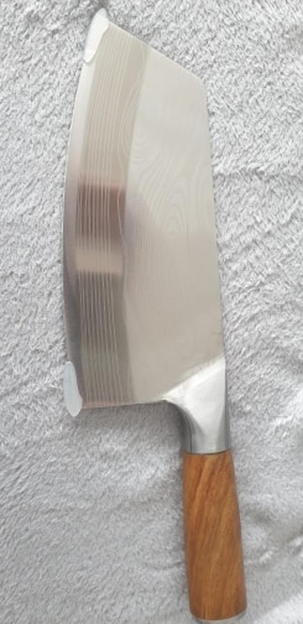 Chef Knife, Damascus Chef Knife, Butcher Knife, Wood Handle Cleaver Meat Chopping Knife photo review