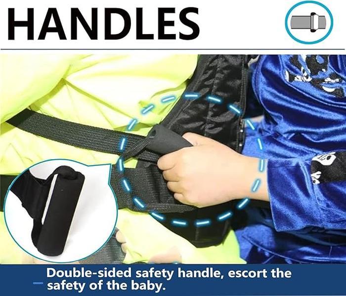 Children Motorcycle Safety Harness Breathable Reflective Adjustable Belt