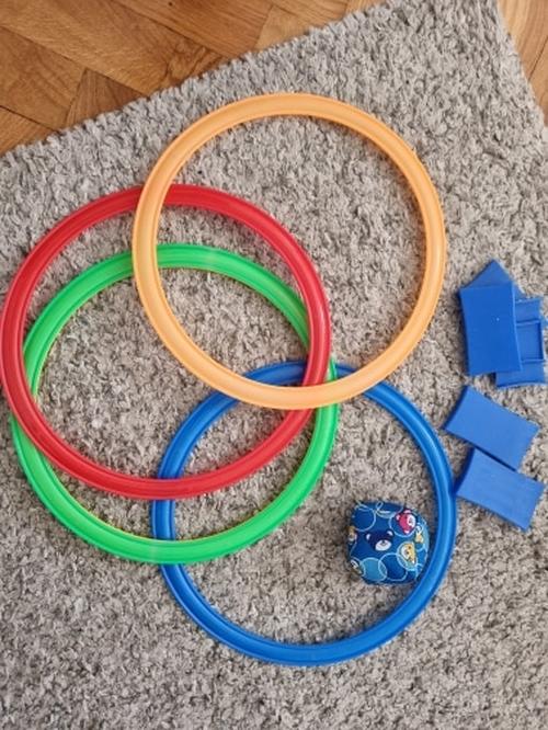 Children's Jumping Lattice Circle Ring Physical Fitness And Agility Training Equipment photo review