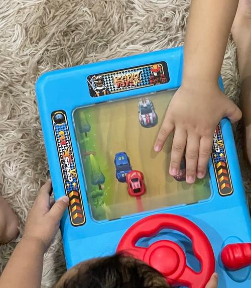 Children's Simulation Steering Wheel Racing Game Machine With Music Effect photo review