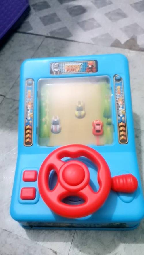 Children's Simulation Steering Wheel Racing Game Machine With Music Effect photo review