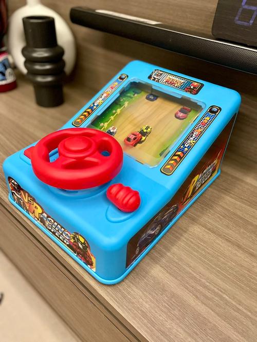 Children's Simulation Steering Wheel Racing Game Machine With Music Effect photo review