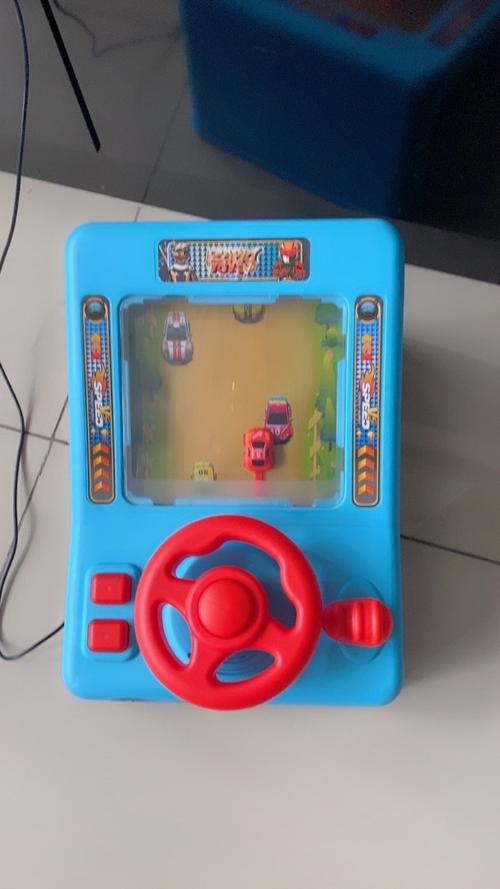 Children's Simulation Steering Wheel Racing Game Machine With Music Effect photo review