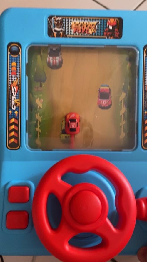 Children's Simulation Steering Wheel Racing Game Machine With Music Effect photo review