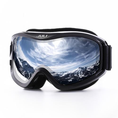 Classic Ski Goggles with Double Anti-Fog Lenses for Clear Vision