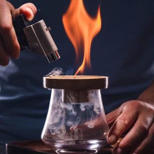 Cocktail Smoker With Wood Shavings