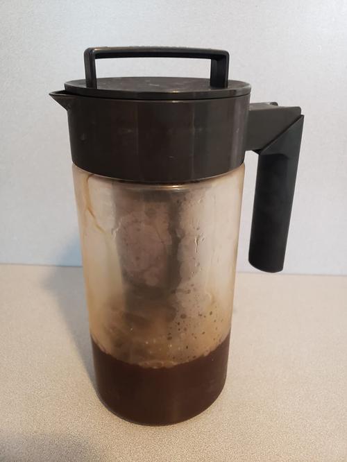 Cold Brew Iced Coffee Maker Airtight Seal Silicone Handle Coffee Kettle 900ML photo review