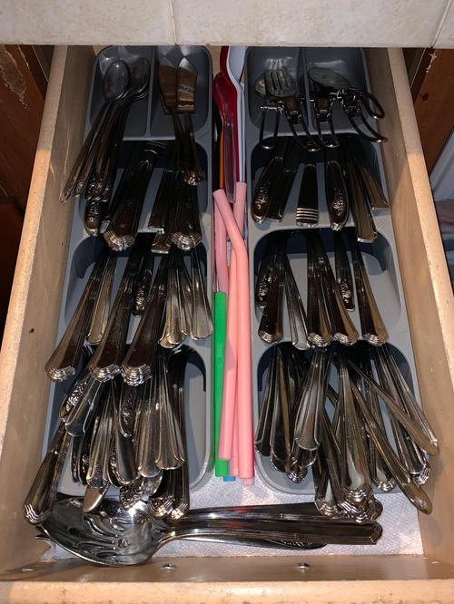 Compact Cutlery Organizer - Kitchen Drawer Organizer photo review