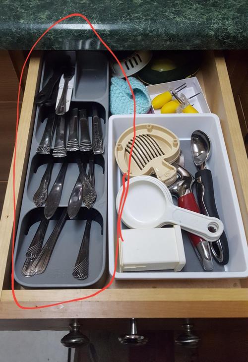 Compact Cutlery Organizer - Kitchen Drawer Organizer photo review