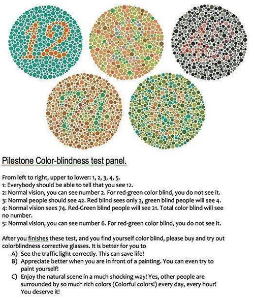 Corrective Color Blindness Glasses